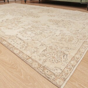 6x9 kitchen rug, Turkish living room rug, 5&#39;7&quot; X 9&#39;5&quot;, D62N5471