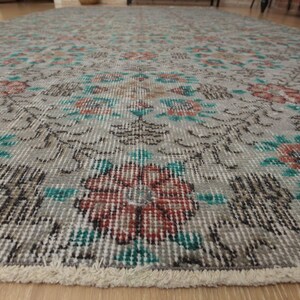 6x9 home decor rug, floral dining room rug, Area Rug, 5&#39;6&quot; X 9&#39;4&quot; Bedroom  Rug ,Living Room rug  D71N5374