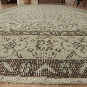 6x9 hand woven rug, home decor rug,  living room  rug, 5&#39;6&quot; X 9&#39;  kitchen rug, D71N5303