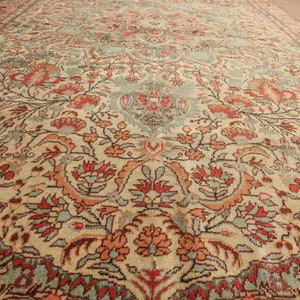 6x9 home decor rug, sheen colorful rug, 5&#39;10&quot; x 9&#39;3&quot; bedroom rug, D58N4603