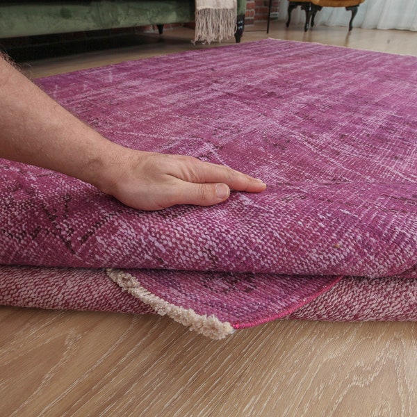 Pink Vintage Rugs Etsy