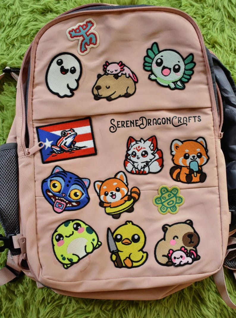 Puerto Rico Coqui Flag, Sol Taino, Coqui Taino, Taino Sun Patch Embroidered Sew-On/Iron-On/Velcro image 13