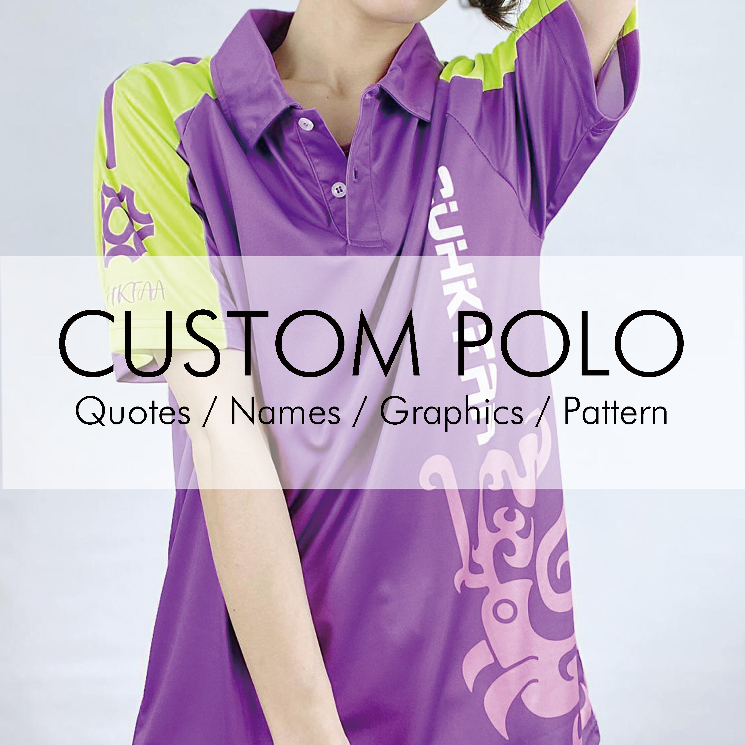custom polyester polo shirts