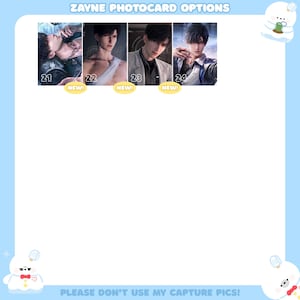 LADS Photocards | Embossed | Love and Deepspace | Sylus | Caleb | Rafayel | Xavier | Zayne | Different Finishes Available! image 7