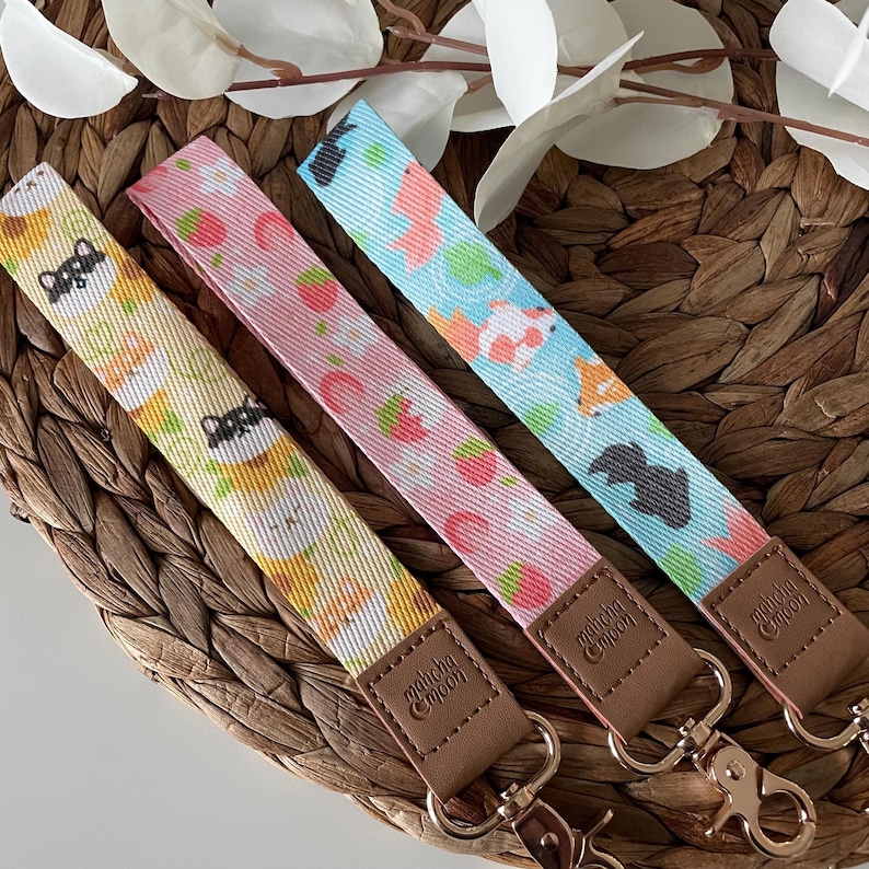 Cute Laynard Cute Wristlet Lanyards | Mini Lanyards, Wrist Strap - Etsy