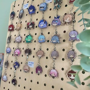 Honkai Star Rail Character Phone Charms | Cute, Kawaii | Mini Keychains | Keystraps | 1&quot;-1.5&quot;inch