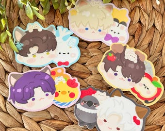 LADS Vinyl Stickers | Love and Deepspace | Kawaii, Cute, Funny | Waterproof and Dishwasher Safe | Waterbottle Stickers