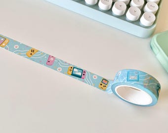 Console Washi Tape | Kawaii, Cute, Aesthetic | Decorative Tape for Journals, Planners, Scrapbooking