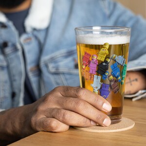 Block Spacemen - Shaker pint glass