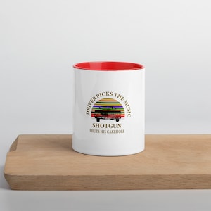 Driver Picks the Music - Mug with Color Inside - Supernatural