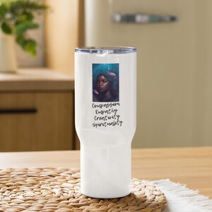 Pisces - Zodiac - Travel mug with a handle