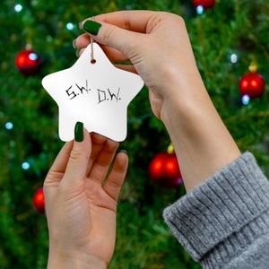 S.W and D.W. - Ceramic Ornament, 4 Shapes