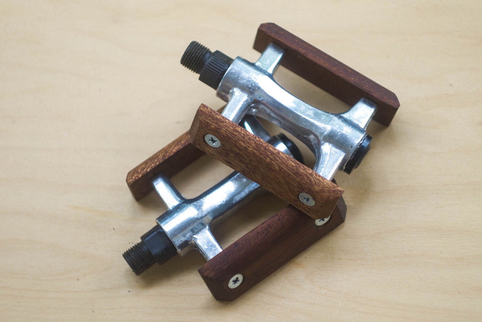 Wooden pedals