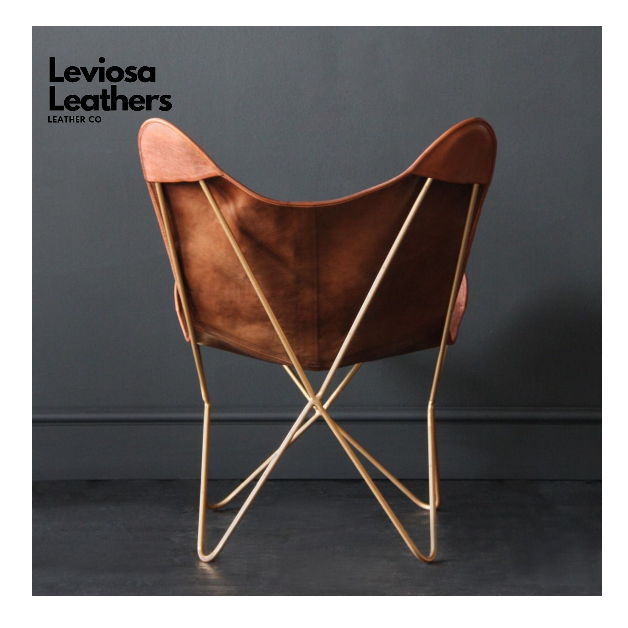 LEDER STYLISCHER STUHL Klappstuhl handgemachte Dekostühle | Etsy