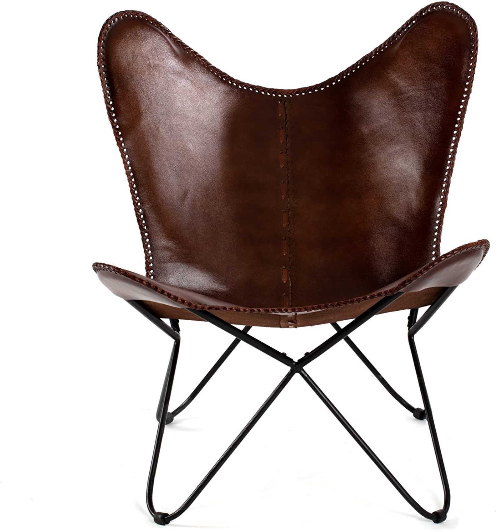 LEATHER BUTTERFLY CHAIR Relaxing Chair Handmade Decorative Etsy