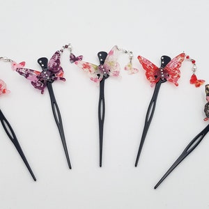 Japanese butterfly hairpin