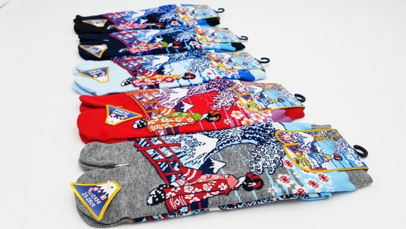 Japanese Tabi Socks in Cotton and Geisha Pattern Size Fr 40 45 -  Canada