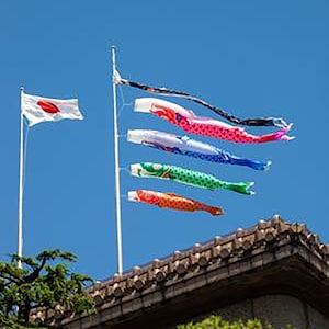 Koi nobori manche à air poisson japonais, décoration japon, souvenir fête des enfants image 9