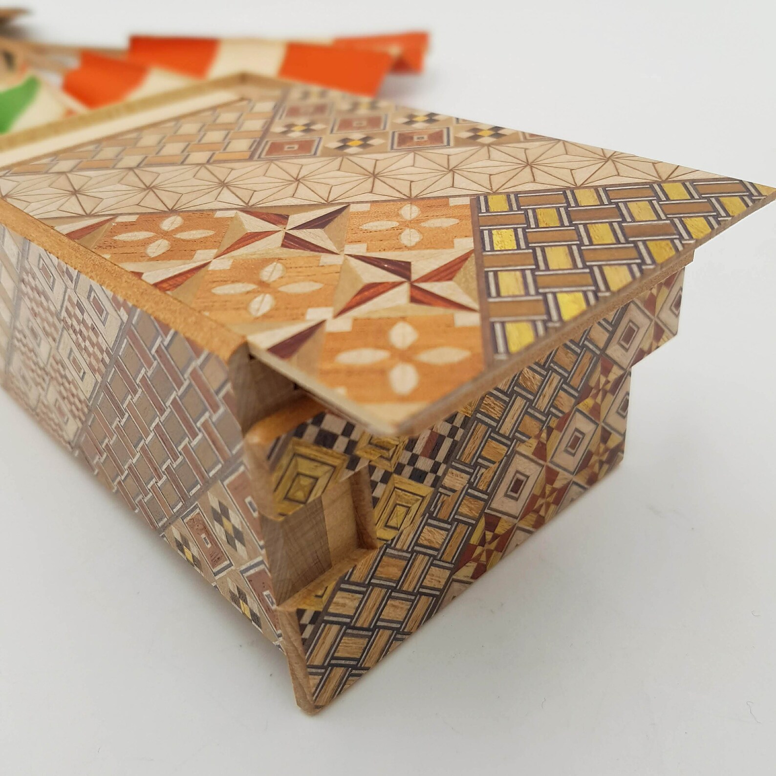 Japanese Puzzle Box in Wood Marquetry Secret Box Opening in 9 Etsy UK