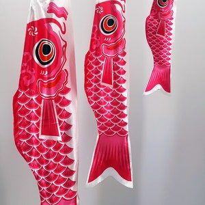 Koi nobori manche à air poisson japonais, décoration japon, souvenir fête des enfants image 3