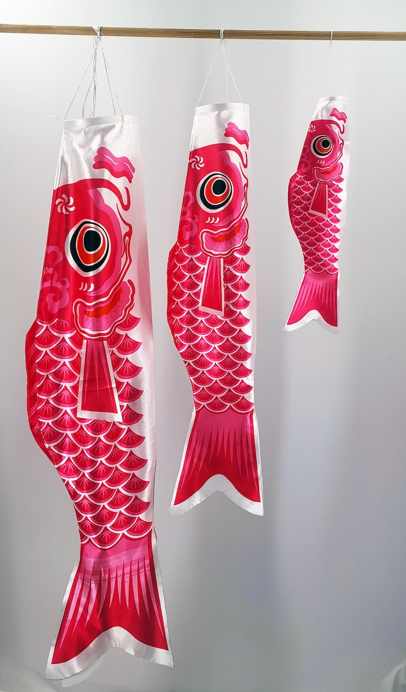 Koi nobori manche à air poisson japonais, décoration japon, souvenir fête des enfants image 3