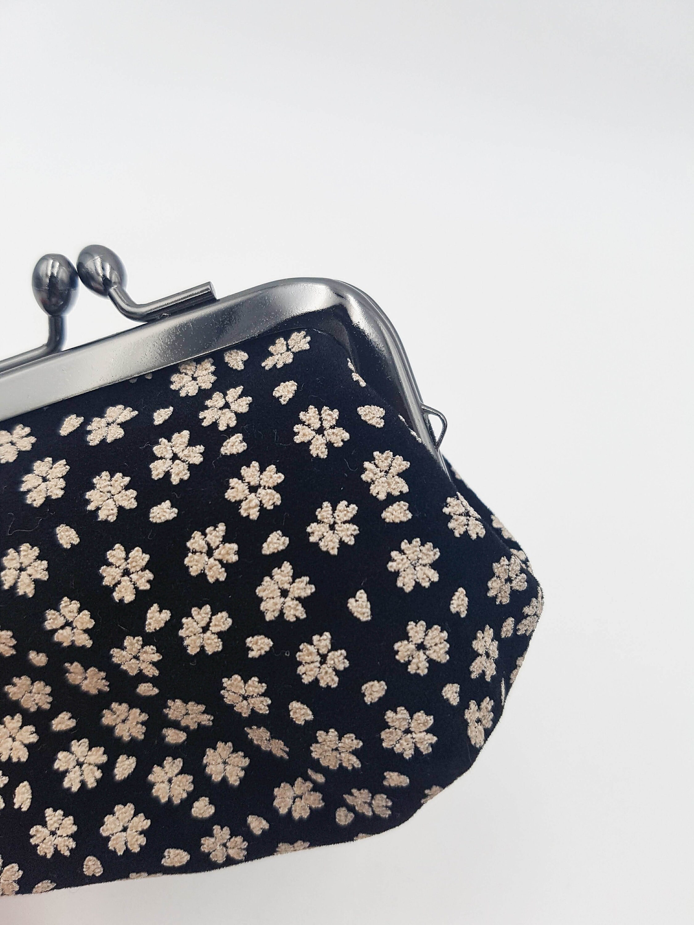 Gamaguchi Black & White Coin Purses / Small Pouches With Gamaguchi Black & White Coin Purses / Small Pouches With