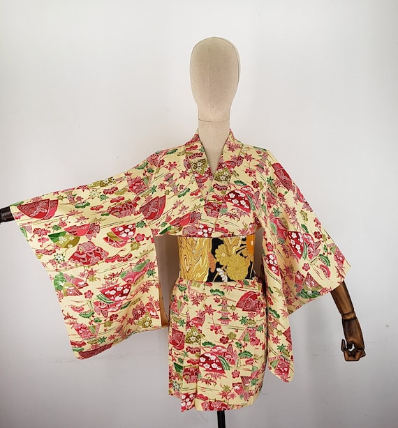 Jacket Kimono Haori Color Woman Pattern Landscape - Etsy