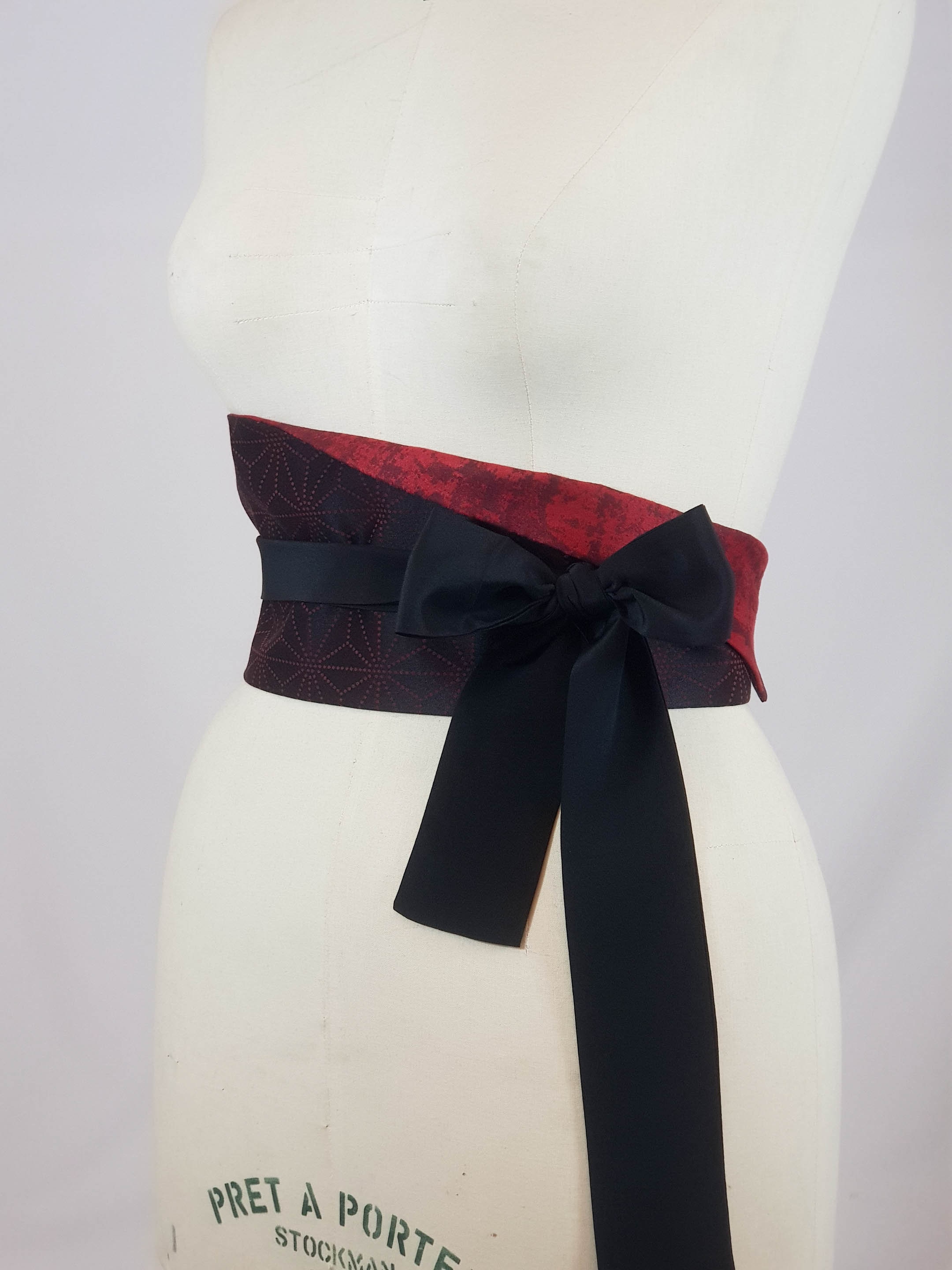 Ceinture double en cuir Balor, noir| La Forge Médiévale