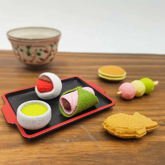 Japanese Food Eraser Sets