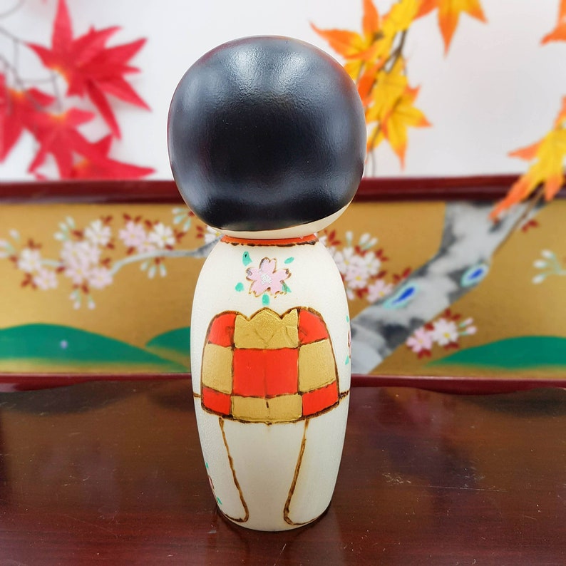 Kokeshi Himé Sama doll exclusive wooden figurine Japan handmade artisanal image 4