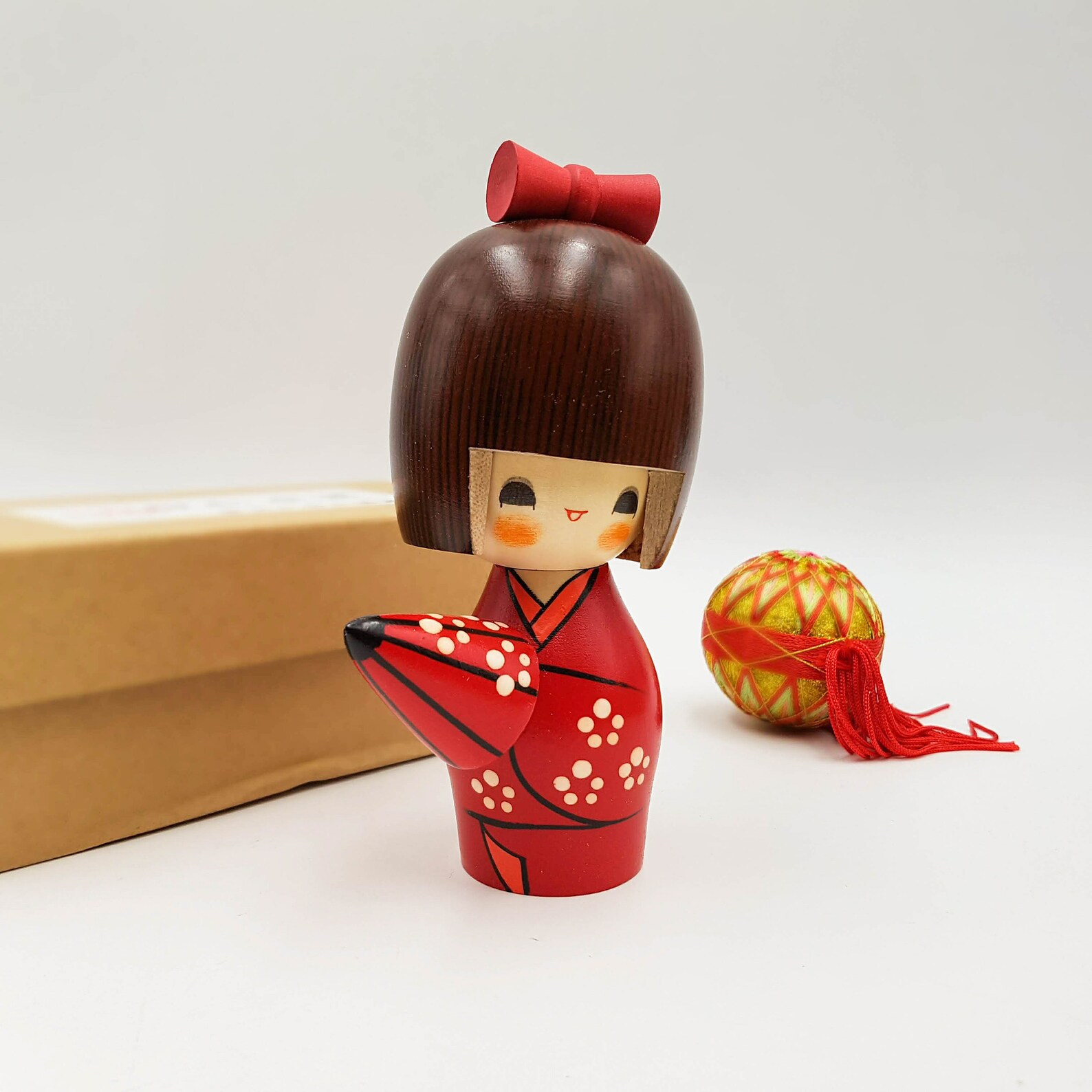 Kimono Poupées Floral Geisha Kokeshi Poupée Geisha Poupée Ornement