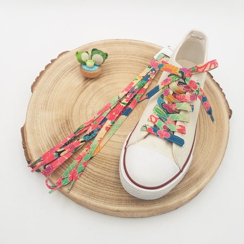 Japanese Kimono Chirimen Shoelaces Etsy