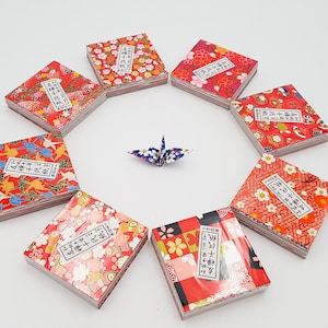 Blocklos 100 Blatt japanisches Papier aus Kyoto zum Origami-Falten Bild 3