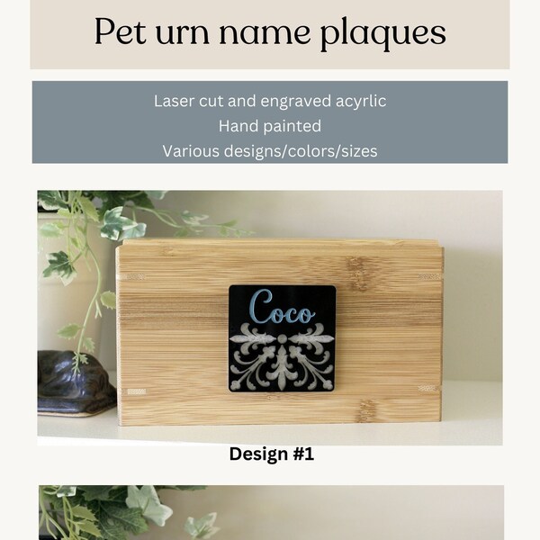 Pet memorial,custom pet plaque,pet memorial urn plate,engraved pet loss marker,dog memorial,cat memorial,pet urn marker,wooden urn plate,