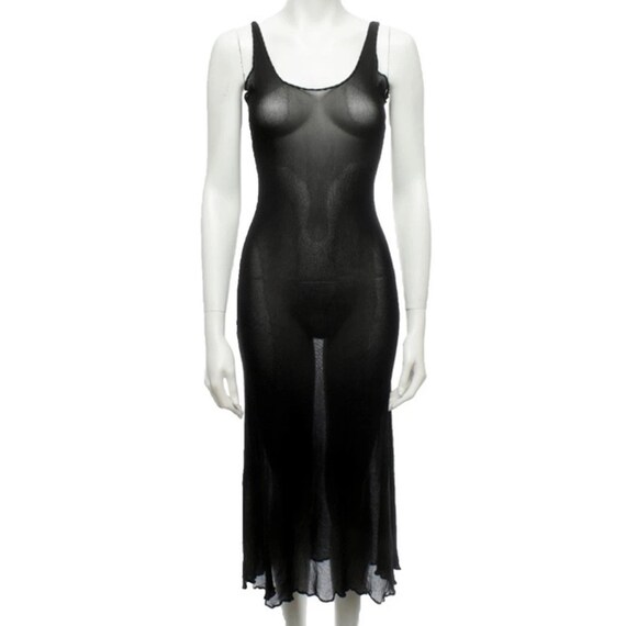 Sheer Jean Paul Gaultier dress