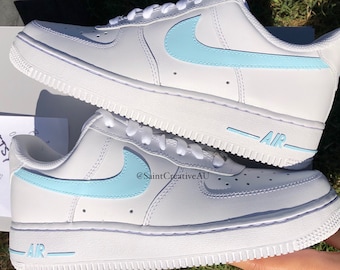 air force 1 baby blue tick