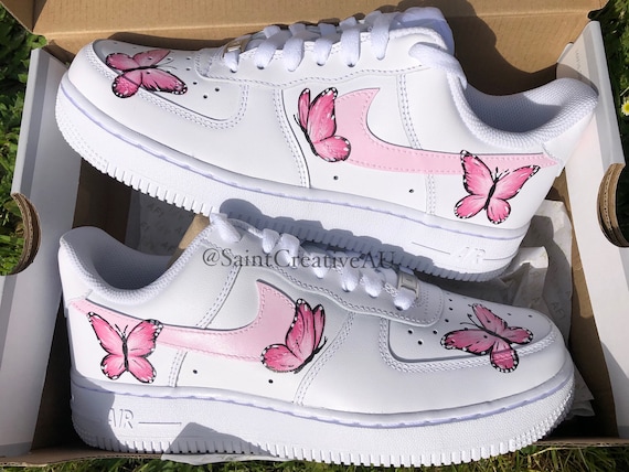 nike air force 1 with butterfly