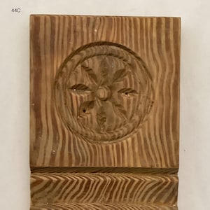 Original Victorian Plinth and Corner Door Rosettes - Gingerbread House Salvage (8 1/4&quot;)