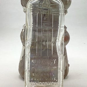 Art Deco 1920s-1930s Dr. Ellis Waving Fluid Glass Bottle