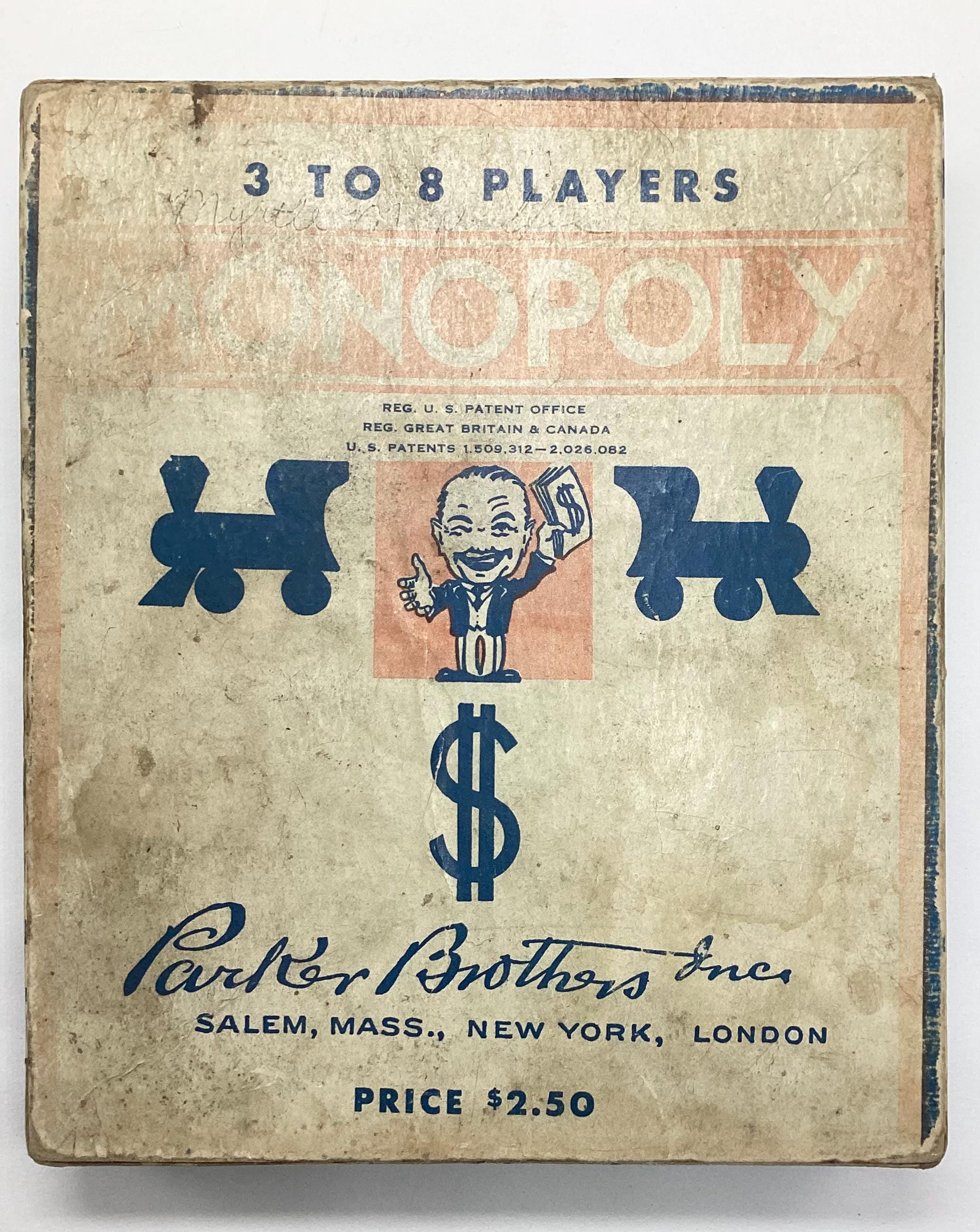 Vintage 1935 Monopoly Game - Etsy
