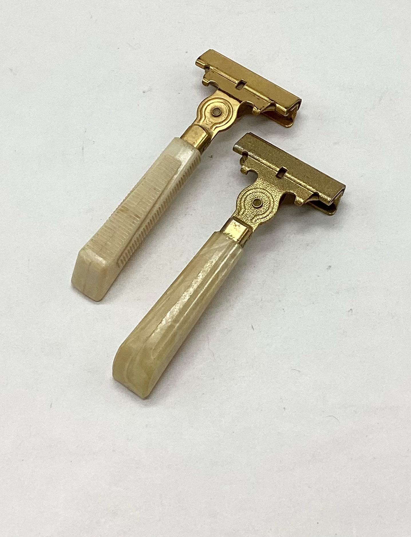 Vintage 1940s Men's Schick Razors - Set of 2 - Est Bakelite Handles - Etsy