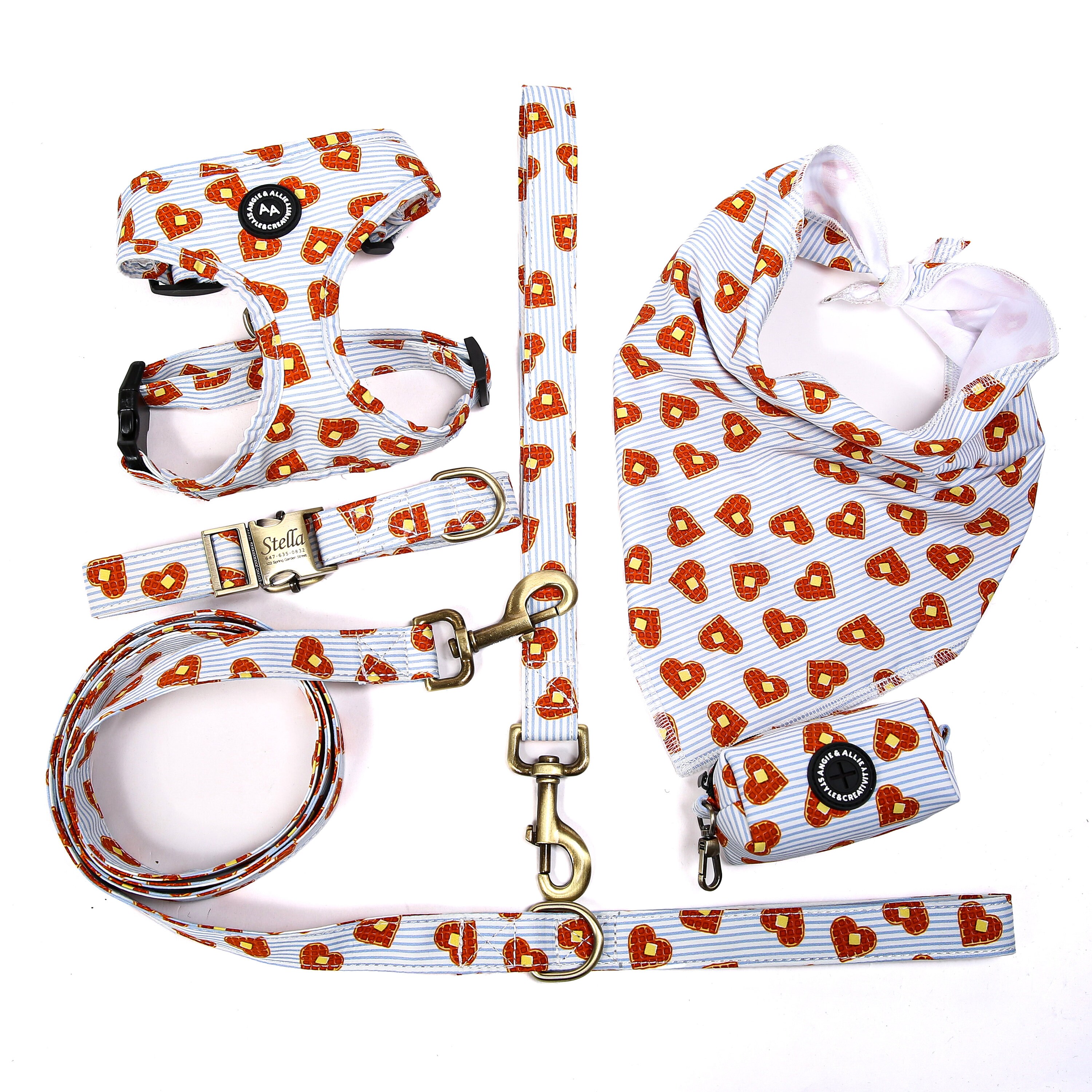 Dog Harness 100 Cotton Handsewn Summer Harness for Puppy Dog Etsy