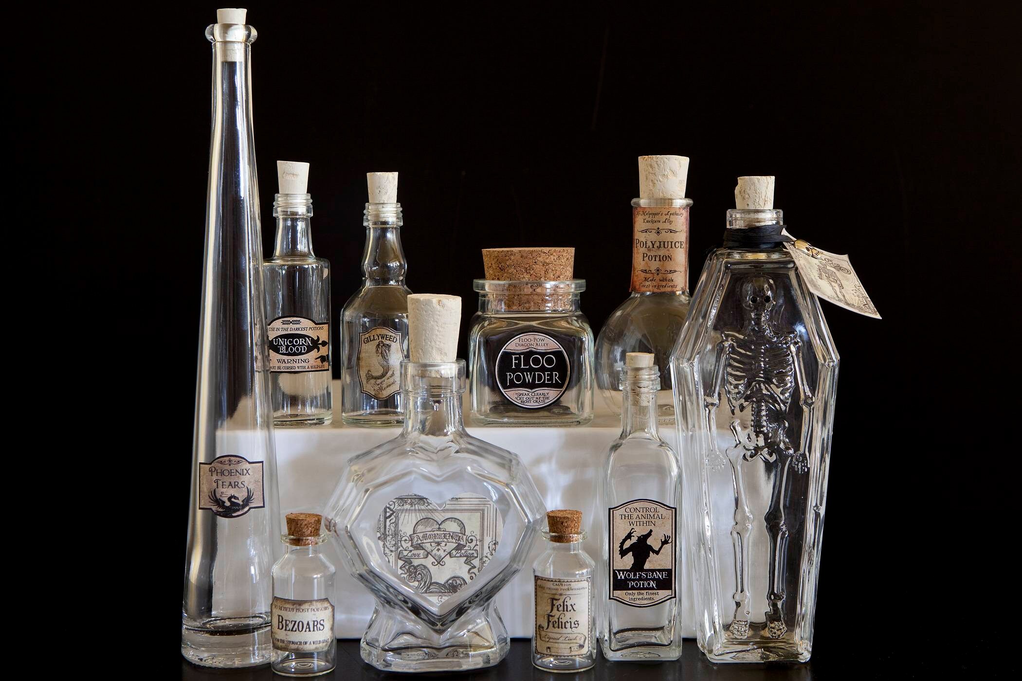 Harry potter inspired Potion Bottles / Wedding Favours / Party Favour…
