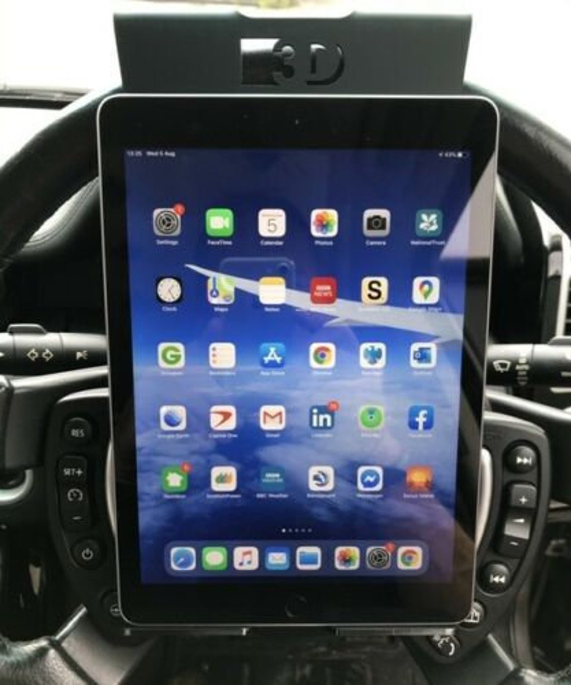 IPad Stand Car Steering Wheel Universal I Pad/ Tablet Holdercar