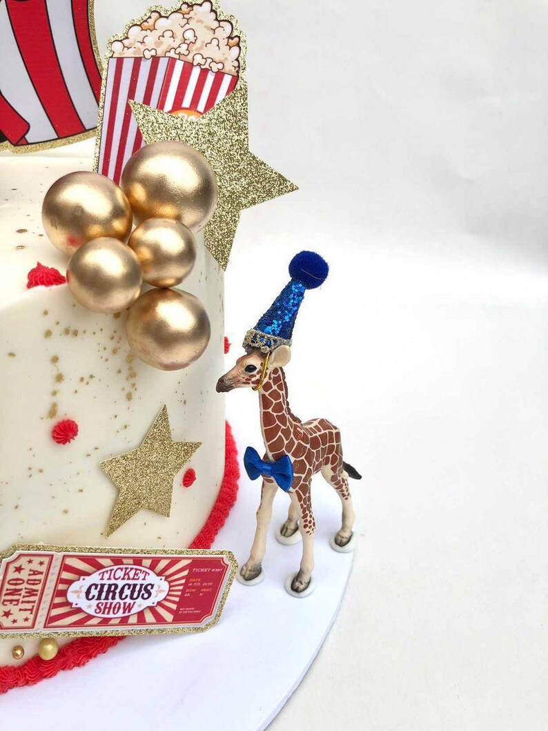 Circus Animal Cake Toppers / Cirque Du Animal / Circus Cake Etsy
