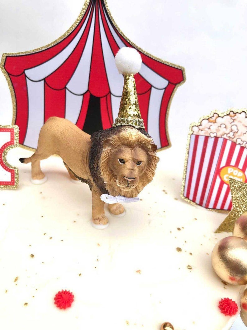 Circus Animal Cake Toppers / Cirque Du Animal / Circus Cake Etsy