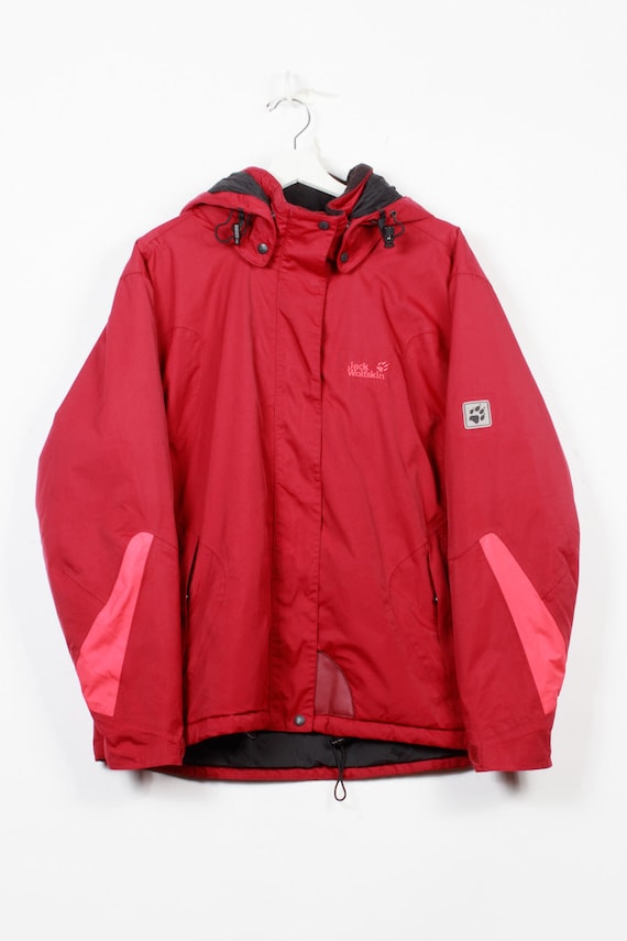 Jack Wolfskin outdoor jacket in red, XL - image 1