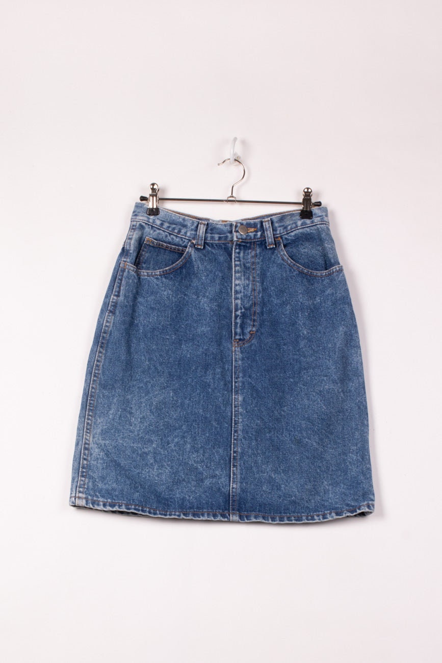 80s Women's Summer Skirt in Crazyprint W29