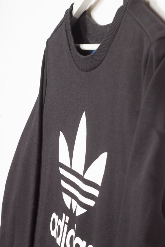 Adidas Sweatshirt in Black, M - Etsy
