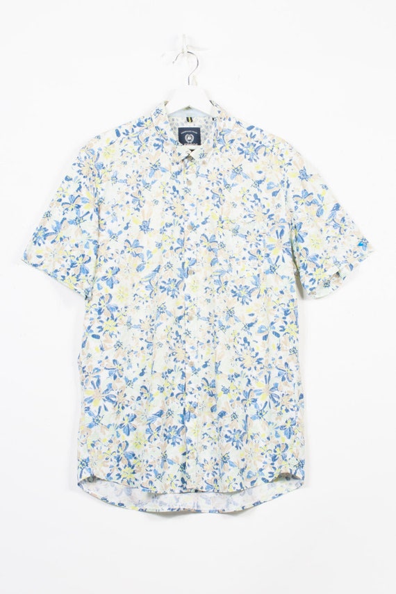 Shirt Lerros L in Short-sleeved Etsy Floral - Floral Print Multicolored, With